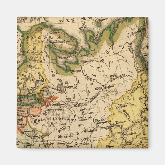 Oost-Europa en Rusland Magneet (Voorkant)