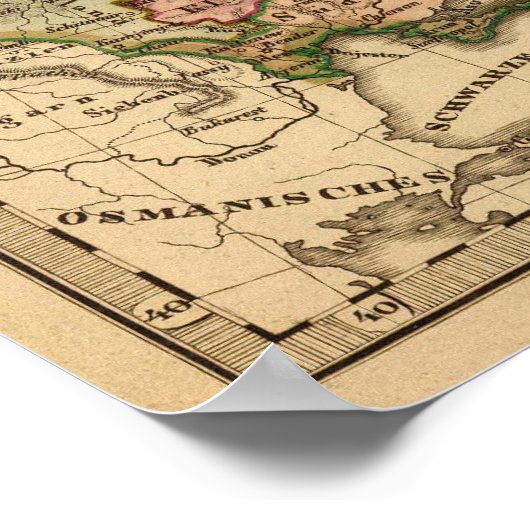 Oost-Europa en Rusland Poster (Hoek)