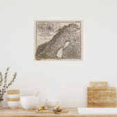 Oost-Europa, Noorwegen Poster (Keuken)