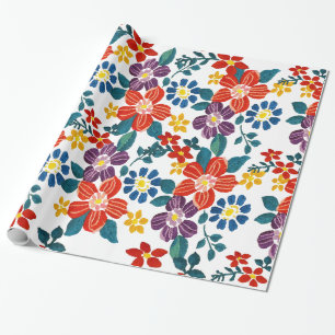Oost-Europa patroon, traditionele folklore, folklo Cadeaupapier