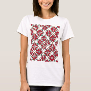 Oost-Europa patroon, traditionele folklore, folklo T-shirt