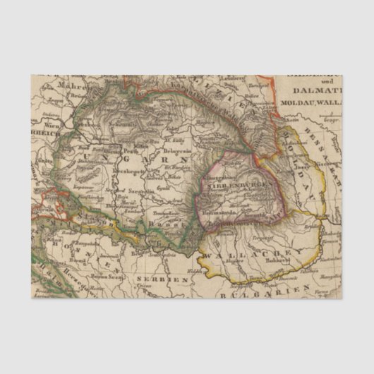 Oost-Europa Tissuepapier (Voorkant)