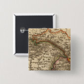 Oost-Europa Vierkante Button 5,1 Cm (Voorkant /achterkant)