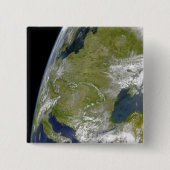 Oost-Europa Vierkante Button 5,1 Cm (Voorkant)