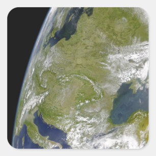 Oost-Europa Vierkante Sticker