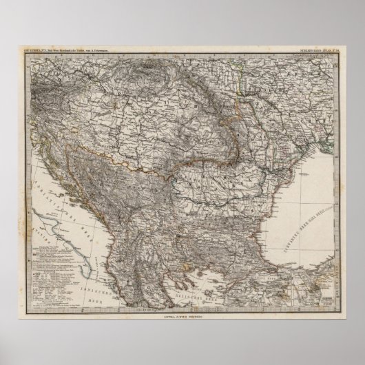 Oost-Europa, Zuid-Rusland, Turkije Poster (Voorkant)