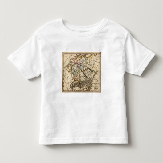 Oost-Europese kaart Kinder Shirts (Voorkant)