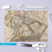 Oost-Europese kaart Tissuepapier (Craft)