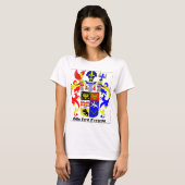 Oost-Frisia (Duitsland) Wapenbekleding T-shirt (Voorkant volledig)