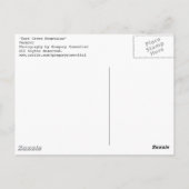 oost - groene bergen briefkaart (Achterkant)