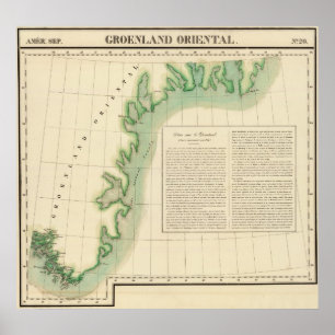 Oost-Groenland 20 Poster