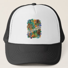 Oost Harlem Manhattan New York Stad El Barrio Muur Trucker Pet