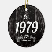 Oost in 1979 Een jaar Keramisch Ornament (Links)