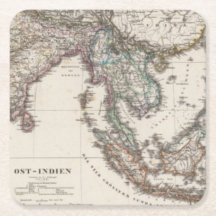 Oost-India Kartonnen Onderzetters