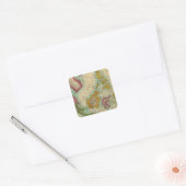 Oost-India Vierkante Sticker (Envelop)