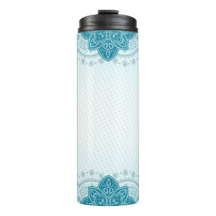 Oost-indiaans patroon mandala paisley thermosbeker