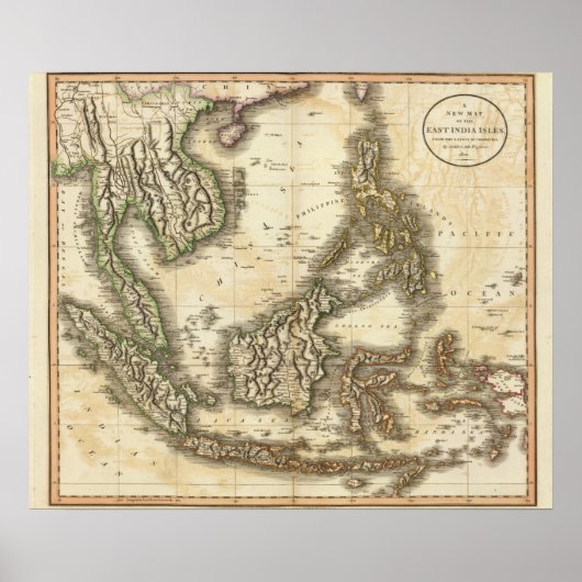 Oost-Indiase eilanden Poster (Voorkant)