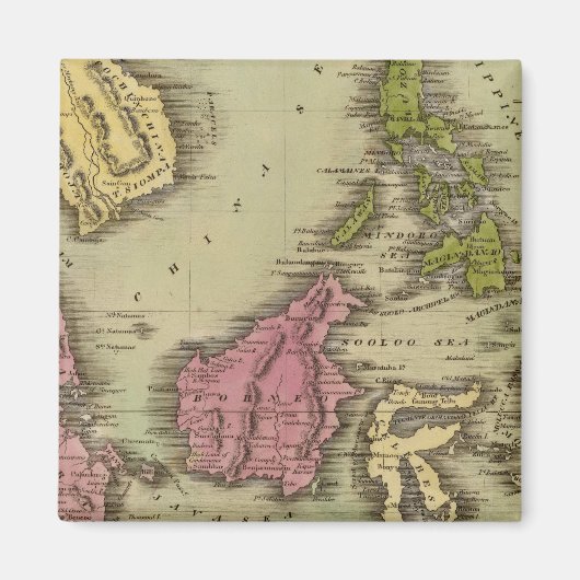 Oost-Indische eilanden 2 Magneet (Voorkant)