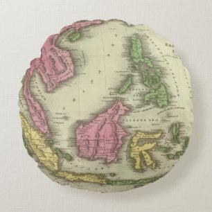 Oost-Indische eilanden Rond Kussen