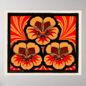 Oost-Indische Kers, art nouveau, Poster (Voorkant)
