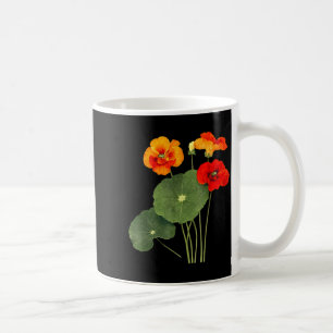 Oost-Indische Kers Bloem Illustratie Vintage Natuu Koffiemok