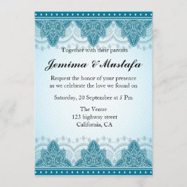 Oost-Indische Mandala bruiloft Kaart