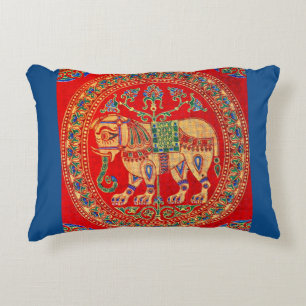 Oost-Indische olifant print Accent Kussen