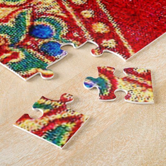 Oost-Indische olifantendruk Legpuzzel (Zijkant)