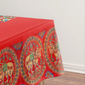 Oost-Indische olifantendruk Tafelkleed (Voorbeeld)