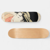 Oost-japanse ukiyo-e geisha maiko  kunst persoonlijk skateboard (Horizontaal)
