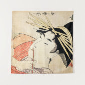 Oost-japanse ukiyo-e geisha maiko kunst wandkleed (Voorkant (horizontaal))