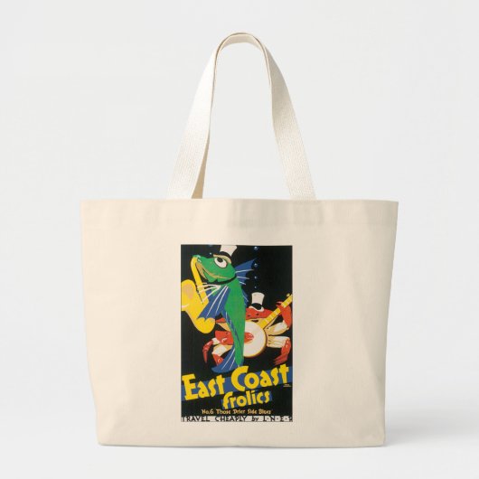 Oost-Kustvorken Grote Tote Bag (Voorkant)