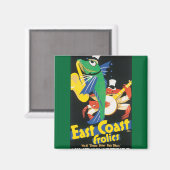 Oost-Kustvorken Magneet (Voorkant / Achterkant)