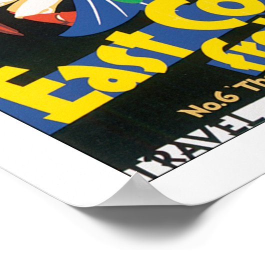 Oost-Kustvorken Poster (Hoek)