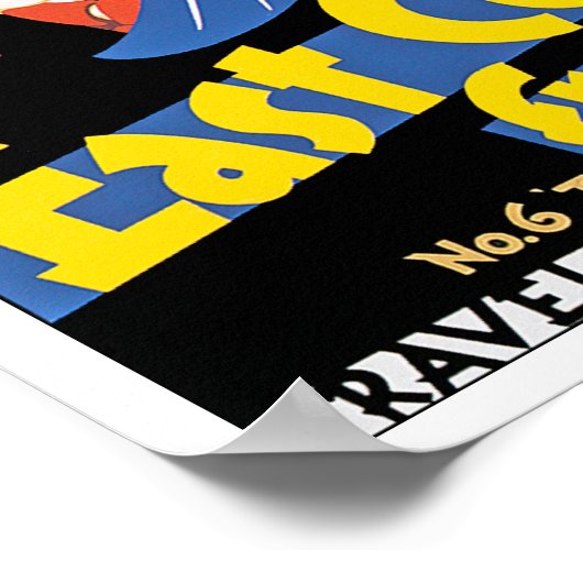 Oost-Kustvorken Poster (Hoek)