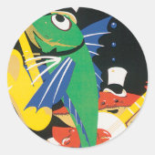 Oost-Kustvorken Ronde Sticker (Voorkant)