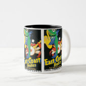 Oost-Kustvorken Tweekleurige Koffiemok (Voorkant rechts)