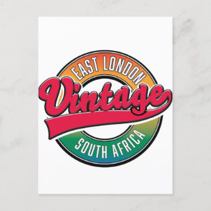 Oost-Londen Zuid-Afrika logo Notitieboekje Briefkaart