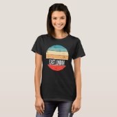 Oost-Londen Zuid-Afrika Stadsreis T-shirt (Voorkant volledig)