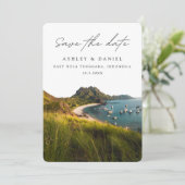 Oost Nusa Tenggara Save the Date Nederland Bruilof Kaart (Staand voorkant)