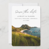 Oost Nusa Tenggara Save the Date Nederland Bruilof Kaart (Voorkant)