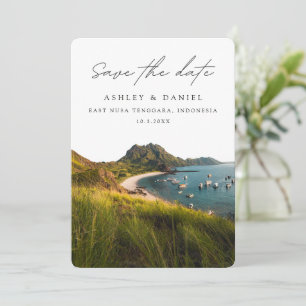 Oost Nusa Tenggara Save the Date Nederland Bruilof Kaart