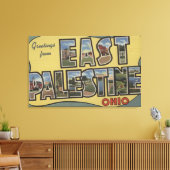 Oost-Palestina, Ohio - Grote letterscènes Canvas Afdruk (Insitu (Woonkamer))