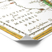 Oost-Pruussia Map Poster (Hoek)