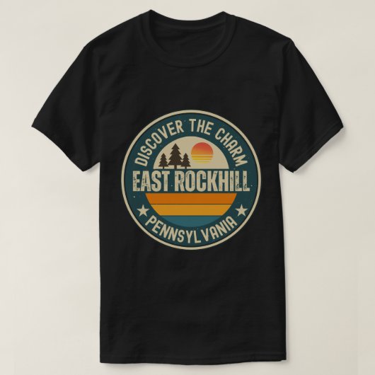Oost-Rockhill, Pennsylvania T-shirt (Design voorkant)