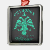 Oost-Russisch-orthodoxe Christelijke Eagle Gift Metalen Ornament (Links)