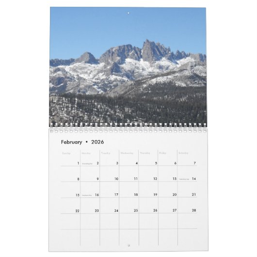 Oost-Sierra Kalender (Feb 2026)