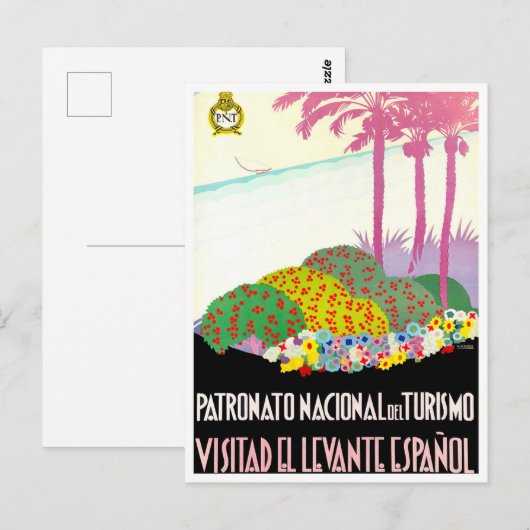 Oost-Spanje vintage Briefkaart (Voorkant / Achterkant)