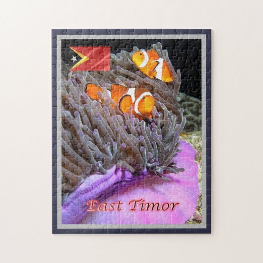 Oost-Timor - Anemonefish - Legpuzzel (Verticaal)