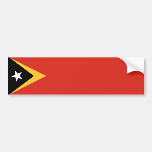 Oost-Timor Bumpersticker (Voorkant)